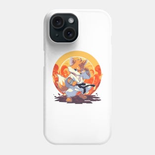 karate fox Phone Case