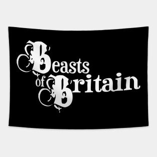 Beasts of Britain (white logo) Tapestry