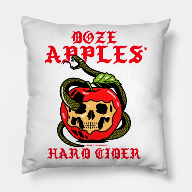 Doze Apples Pillow by dflynndesigns