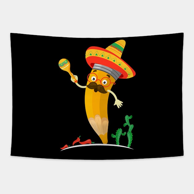 Cinco de Mayo Teacher Tapestry by FabulousDesigns