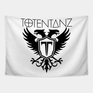 TOTENTANZ Logo White Edition Tapestry