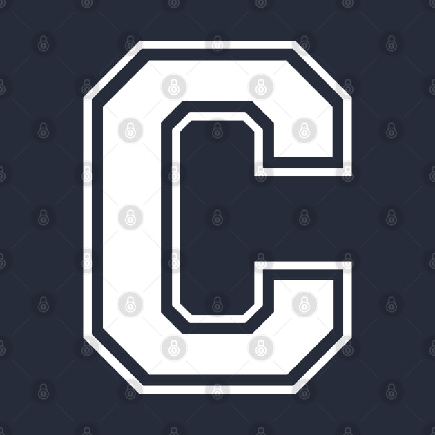 Initial Letter C - Varsity Style Design by Hotshots