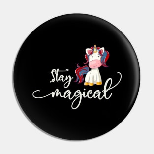 Christmas Unicorn: Stay Magical Pin