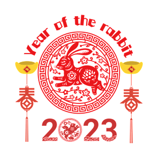 Year of The Rabbit 2023  Happy Chinese New Year T-Shirt