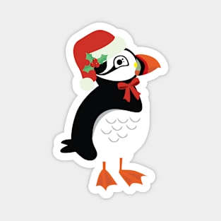 Puffin Santa Magnet