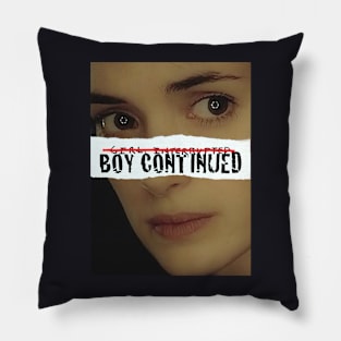 Girl Interrupted Boy Continued 2 Pillow