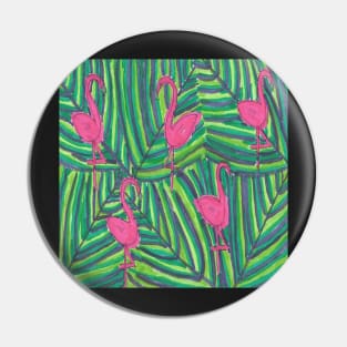 Flamingo Jungle Vibe Pin