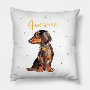 Awesome sausage Dog Pillow