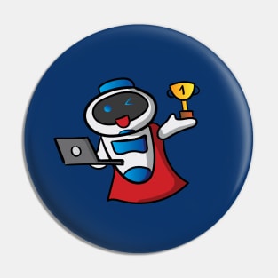 REMA, our Robot Superhero Pin