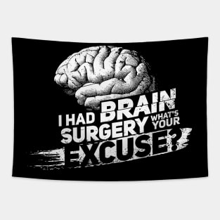 Proud Brain Surgery Survivor Tapestry