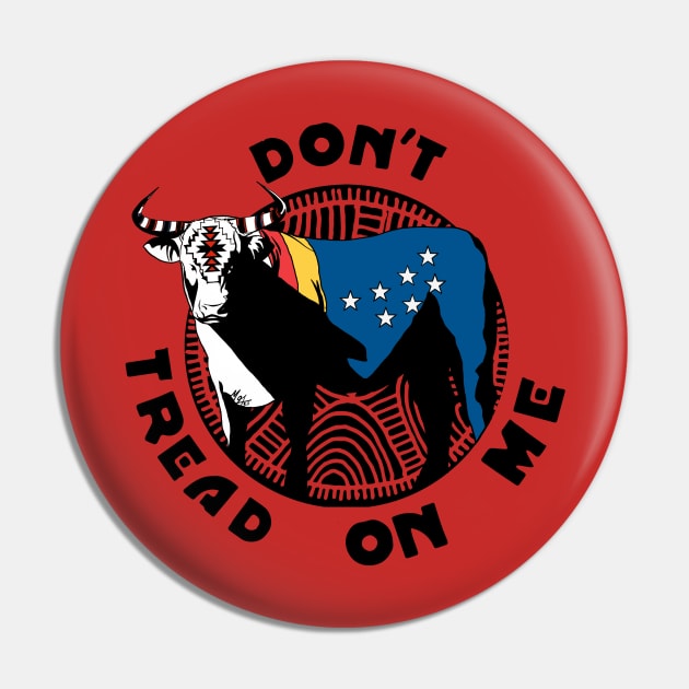 Don't Tread on DURM Pin by Goff House Studios