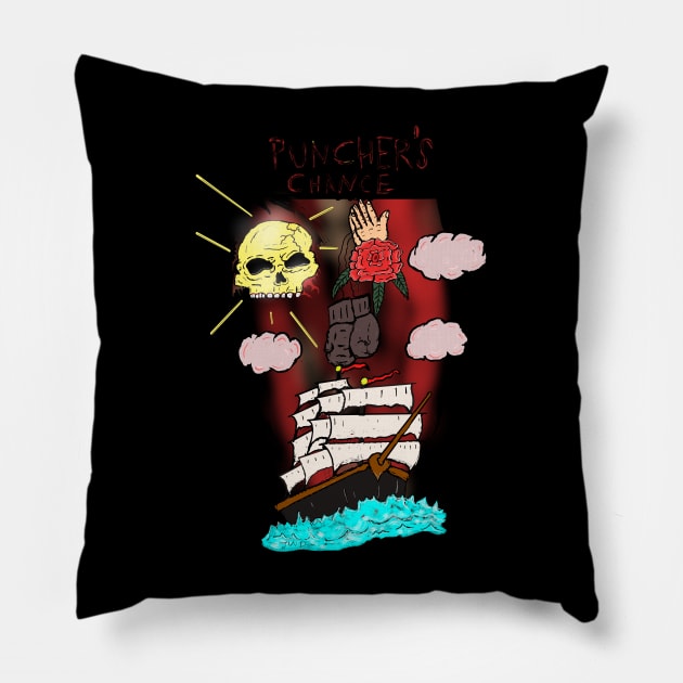 Puncher's chance Pillow by Jimpalimpa