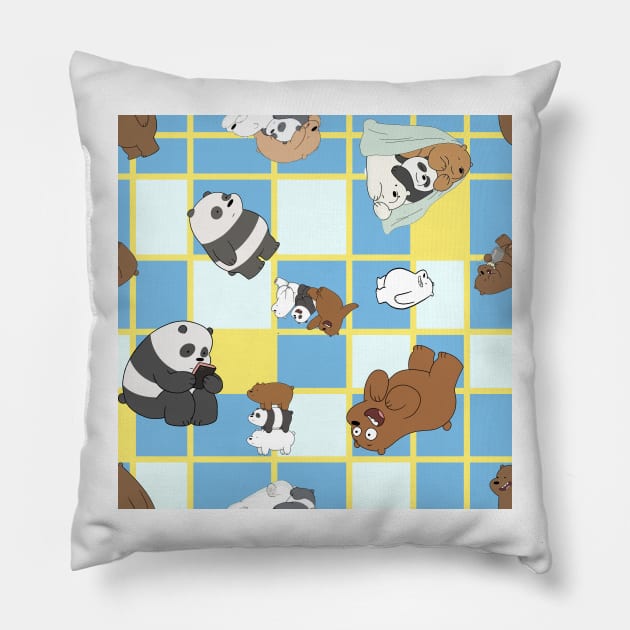 Panda bear Pillow by bangueran