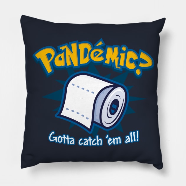 Catch All the Toilet Paper Pillow by Olipop