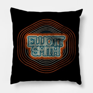 elliott smith line Pillow