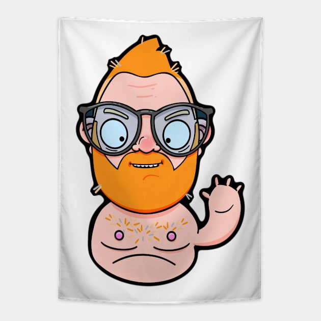 Hot Ginger Daddy Tapestry by LoveBurty