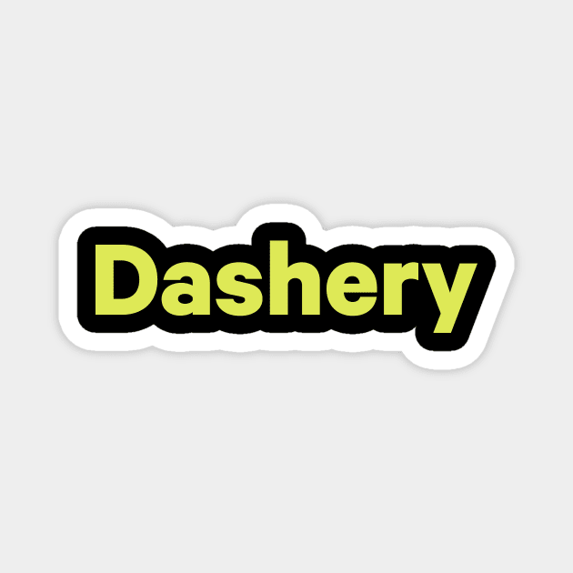 Dashery Logo Magnet by Dashery's Store
