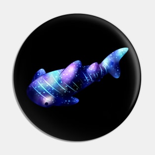 Galaxy Whale Shark Pin