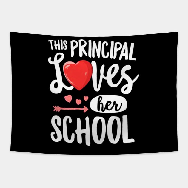 This Principal Loves Her School Tapestry by awalsae