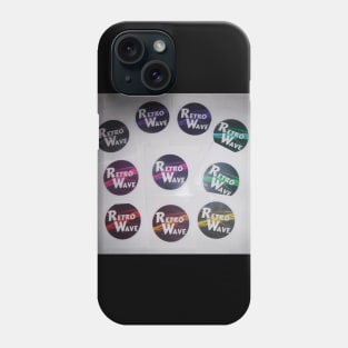 Retro Wave Assorted Stickers Phone Case