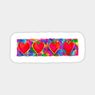 4 Hearts Magnet