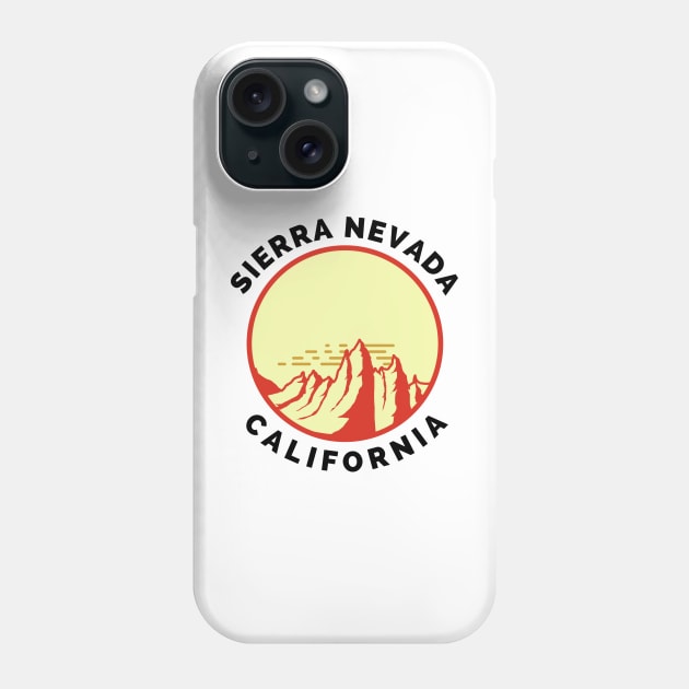 Sierra Nevada California - Sierra Nevada Ski Snowboard Mountain California Yosemite Travel Phone Case by Famgift