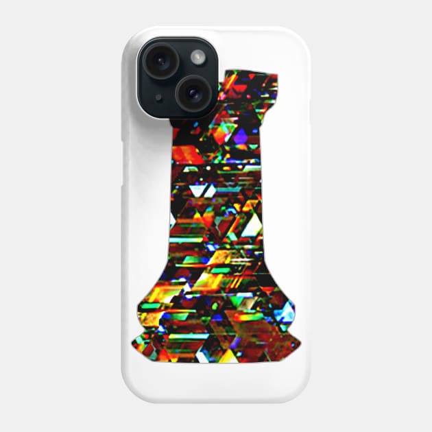 Chess Piece - The Rook 3 Phone Case by The Black Panther