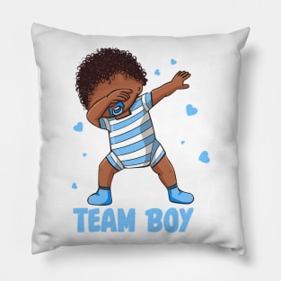 Team Boy Baby Announcement Gender Reveal Party Gift For Men Women Pillow
