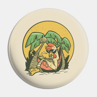 Relaxed Chicken Pin