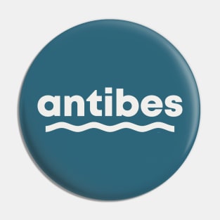 Antibes, France (white) Pin