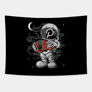 Astronaut Accordion Polkadot DOT Coin To The Moon Crypto Token Cryptocurrency Blockchain Wallet Birthday Gift For Men Women Kids Tapestry