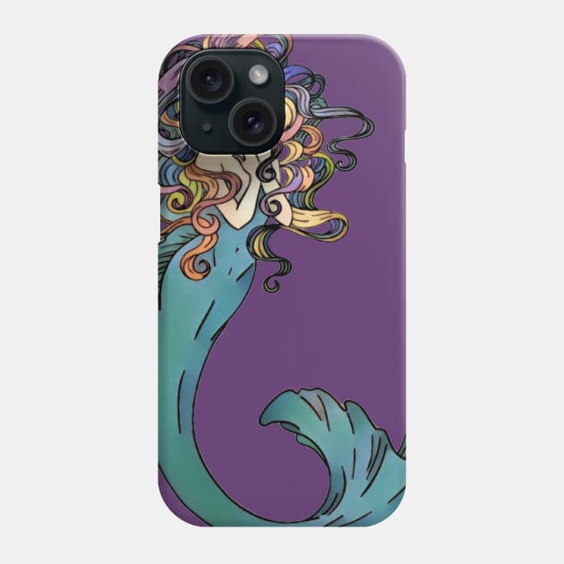 Mermaid Phone Case by AlondraHanley