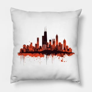 Chicago Skyline Pillow