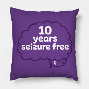 10 Years Seizure Free Pillow