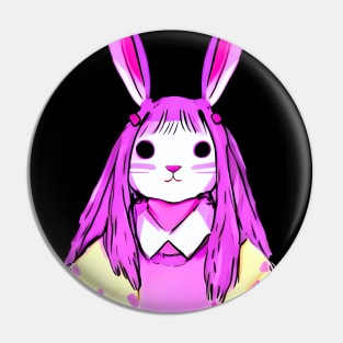 Anime Easter Bunny (MD23ETR021) Pin