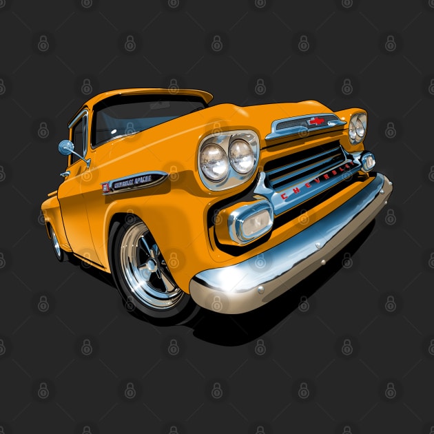 1959 Chevy Apache pick up truck by candcretro