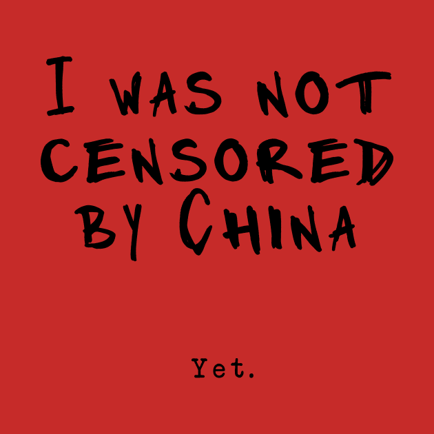 I was not censored by China by IlanB