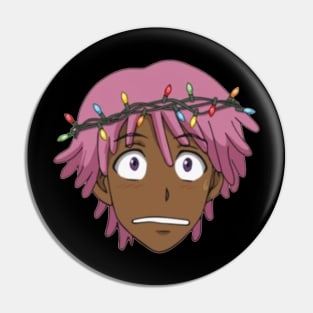 Neo Yokio Pink Christmas Pin