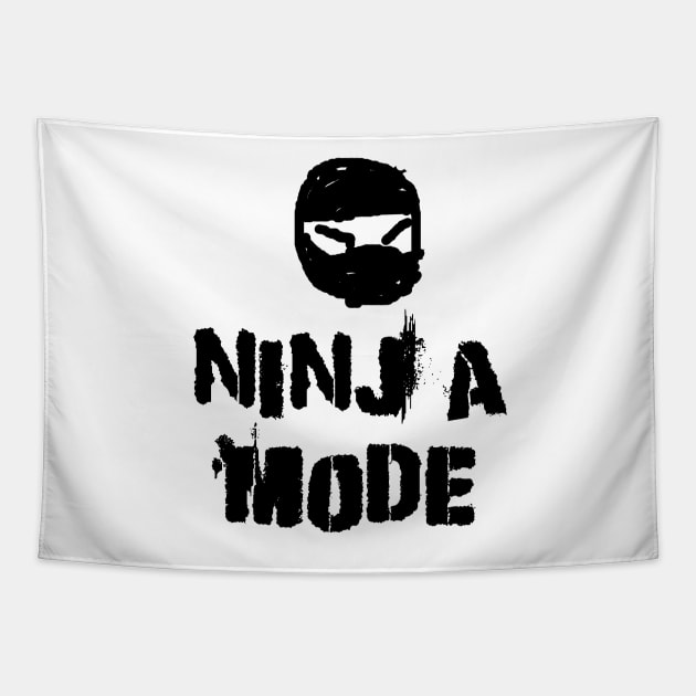 Ninja Mode Tapestry by flimflamsam