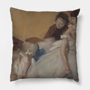 Examen de Danse (Dance Examination) by Edgar Degas Pillow