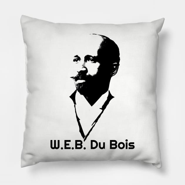 W. E. B. Du Bois, Black History Pillow by UrbanLifeApparel