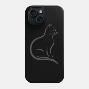 Cat Silhouette Phone Case