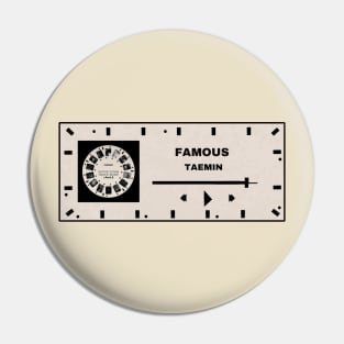 Taemin - Famous Song Label Pin