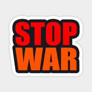 Stop war Magnet