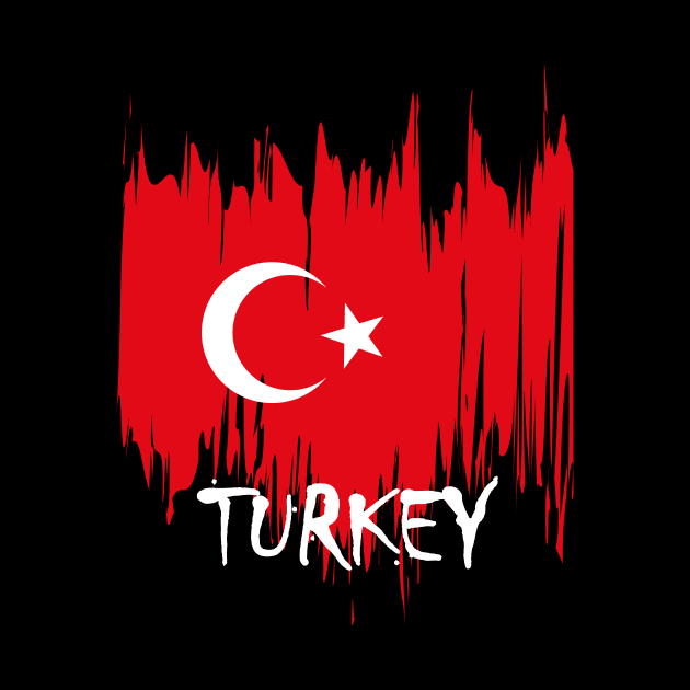 Turkey National Flag by samzizou