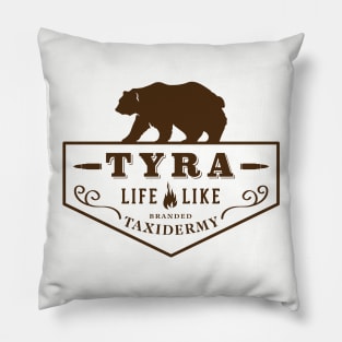 Tyra (dark) Paladins Champion Logo Pillow