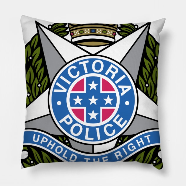 Victoria Police Pillow by Wickedcartoons