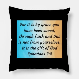 Bible Verse Ephesians 2:8 Pillow