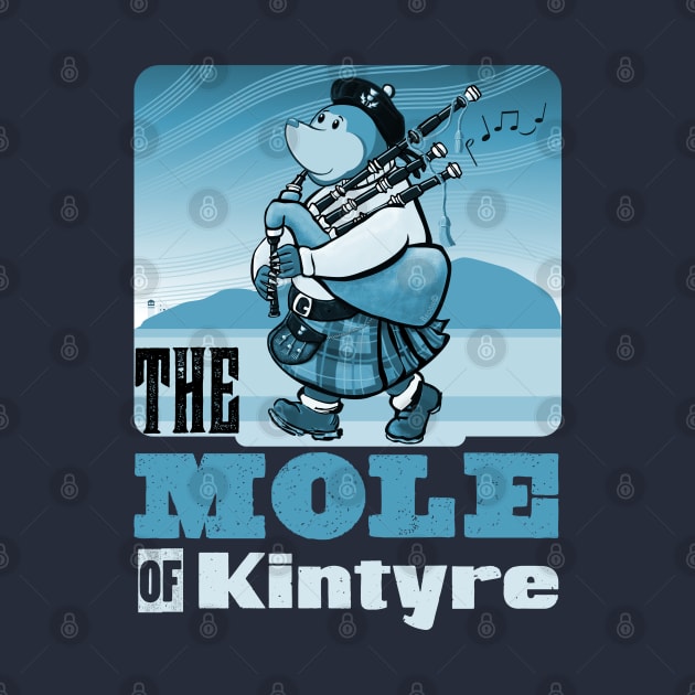 Bagpipe Playing Mole Of Kintyre Pipe Band by brodyquixote