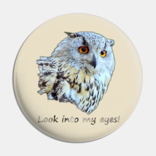 Look into my eyes Pin